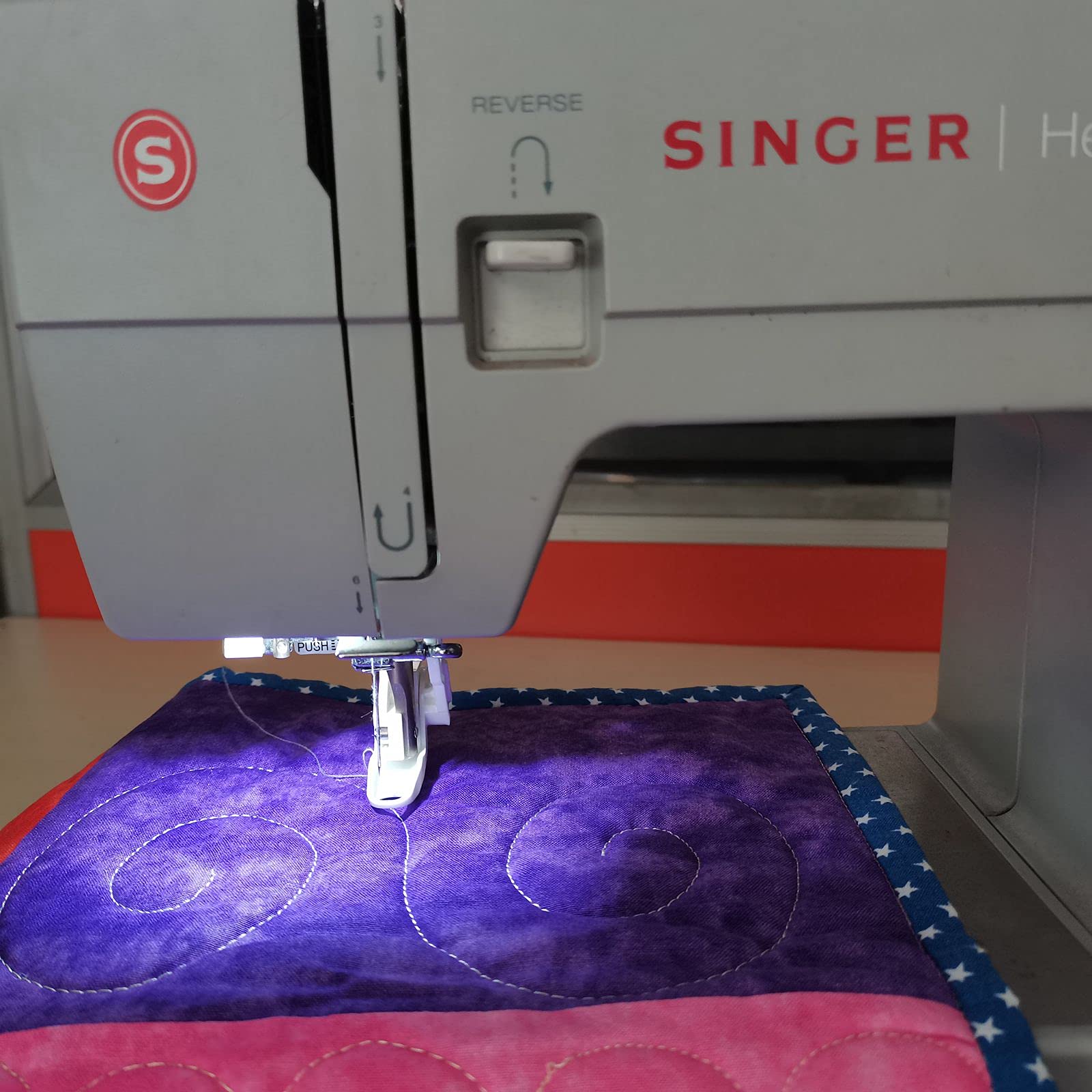 HONEYSEW Sensor Q Presser Foot for Singer 4423 Heavy Duty Sewing Machine - Perfect for Quilting, Denim & Thick Fabrics