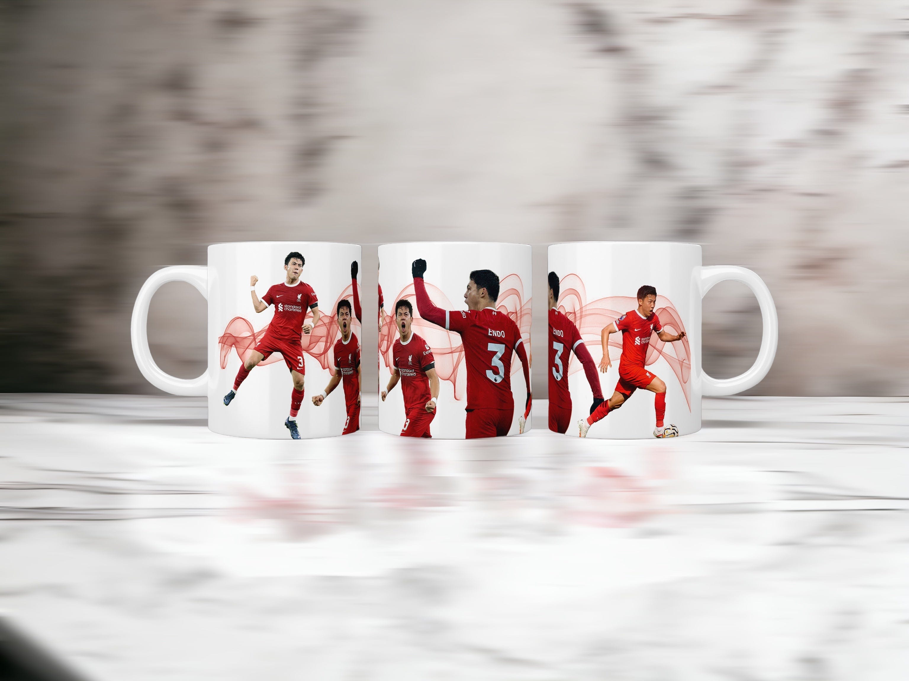 Wataru Endo Liverpool FC Mug - Official Soccer Gift for Fans, Players & Collectors - Perfect for Coffee, Tea & Home Decor