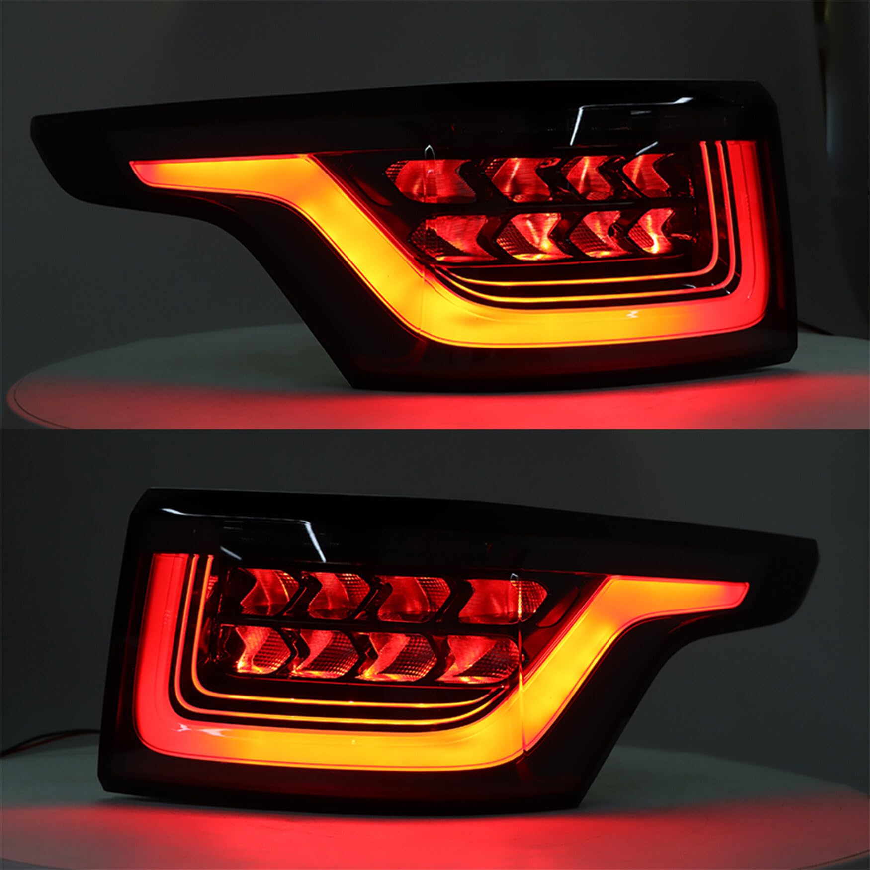 2014-2018 Range Rover Sport Tail Lights Assembly - Driver & Passenger Side Replacement (LR043974 LR043976) - Perfect for Night Driving & Enhanced Vehicle Safety