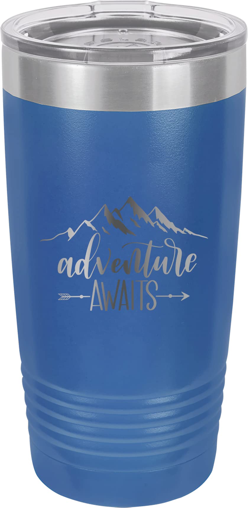 20oz Stainless Steel Double-Wall Insulated Tumbler - Vacuum Insulated Travel Mug for Coffee, Tea & Cold Drinks - Leakproof Lid for Camping, Hiking, Truck & Car Travel - Keeps Beverages Hot/Cold for Hours