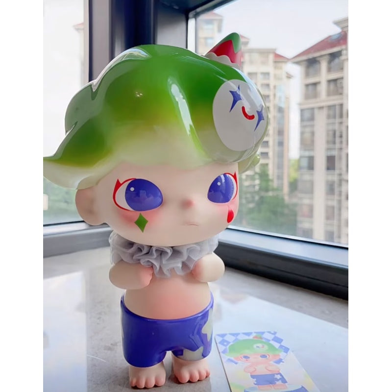 DIMOO Amusement Park Green Clown Plus Limited Edition Collectible Figure - Perfect for Display, Gifts, and Anime Fans Collection