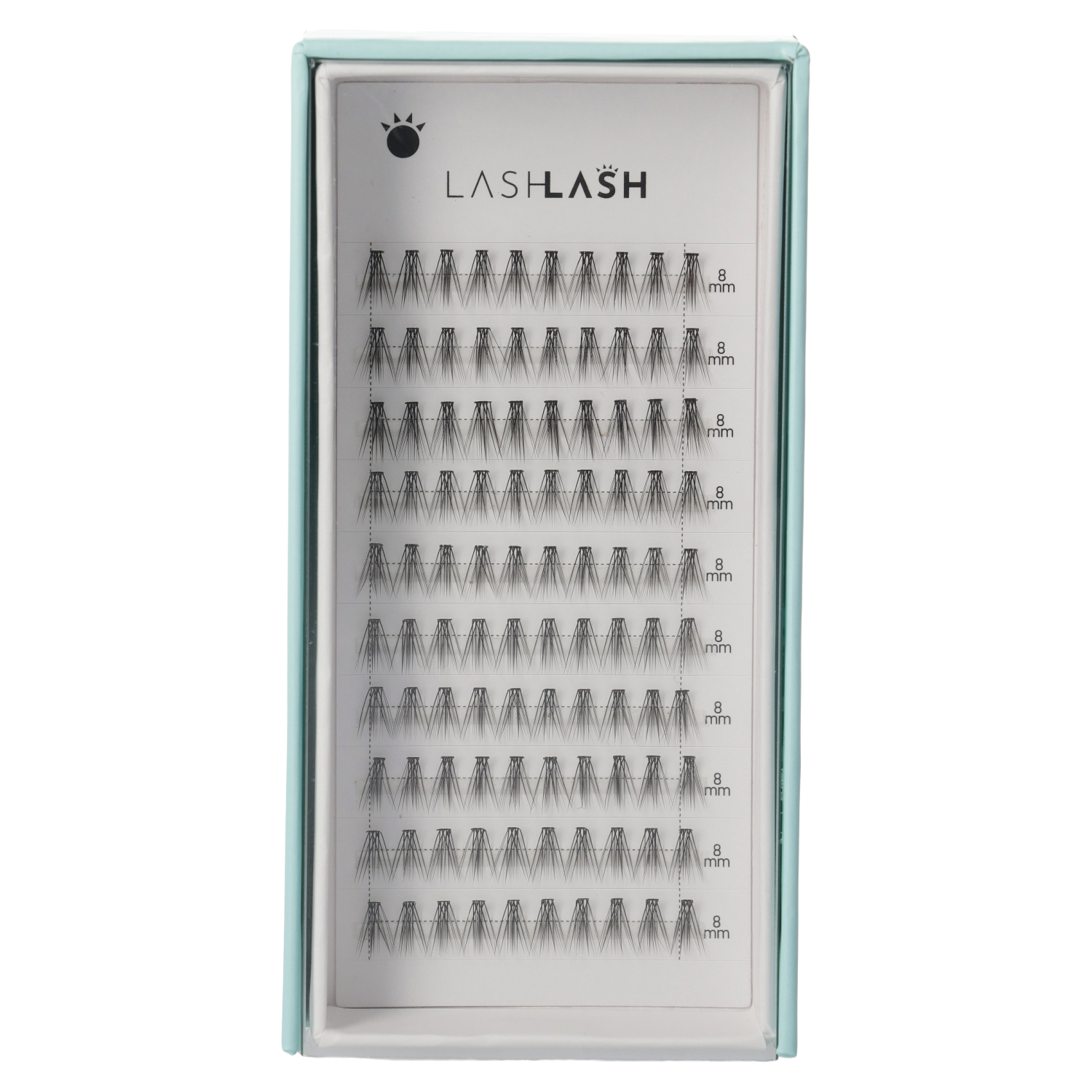 Maye 8 Individual False Eyelashes - Natural Look Flare Lashes for Everyday Wear & Special Occasions