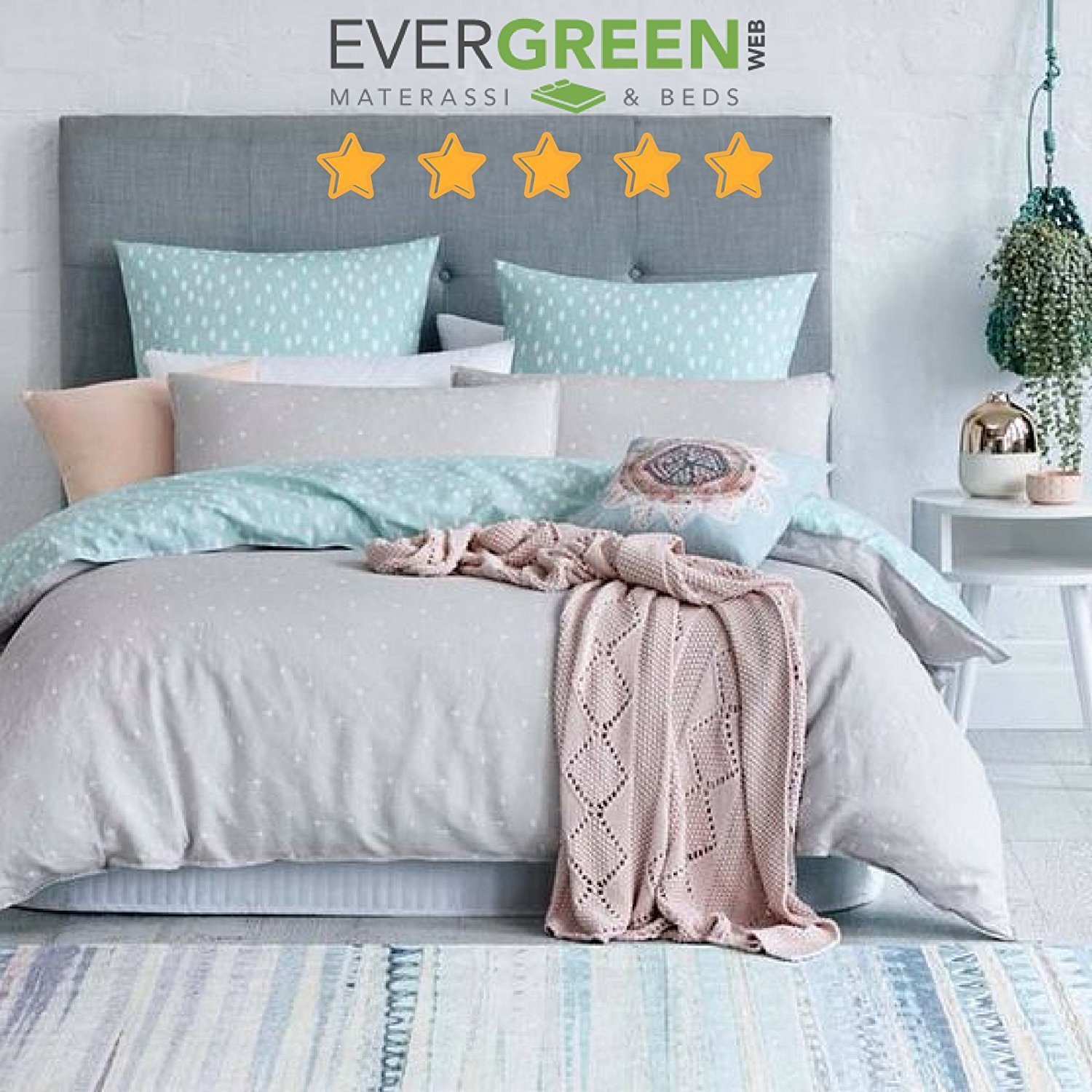 Evergreenweb – Pair of 30x50 Memory Foam Pillows for Bed or Sofa, Soft Down-Alternative Filling, Neck Pain Relief, OEKO-TEX® Certified, Adapts to Mattresses – Perfect for Side Sleepers, Back Pain Sufferers & Home Decor