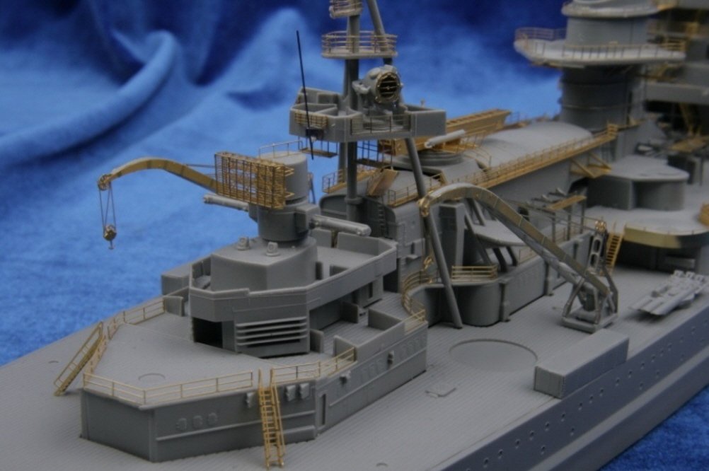 MK.1 Design 1:350 Scale Scharnhorst Model Warship Upgrade Kit - Photo-Etched Brass Detail Parts for Dragon Model Kits | Perfect for Historical Ship Builders & Military Model Enthusiasts