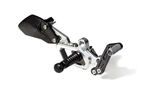 BMW K1200S K1200R K1200R Sport HP Rearset Kit - Motorcycle Footpeg Relocation Kit for Racing & Performance Riding