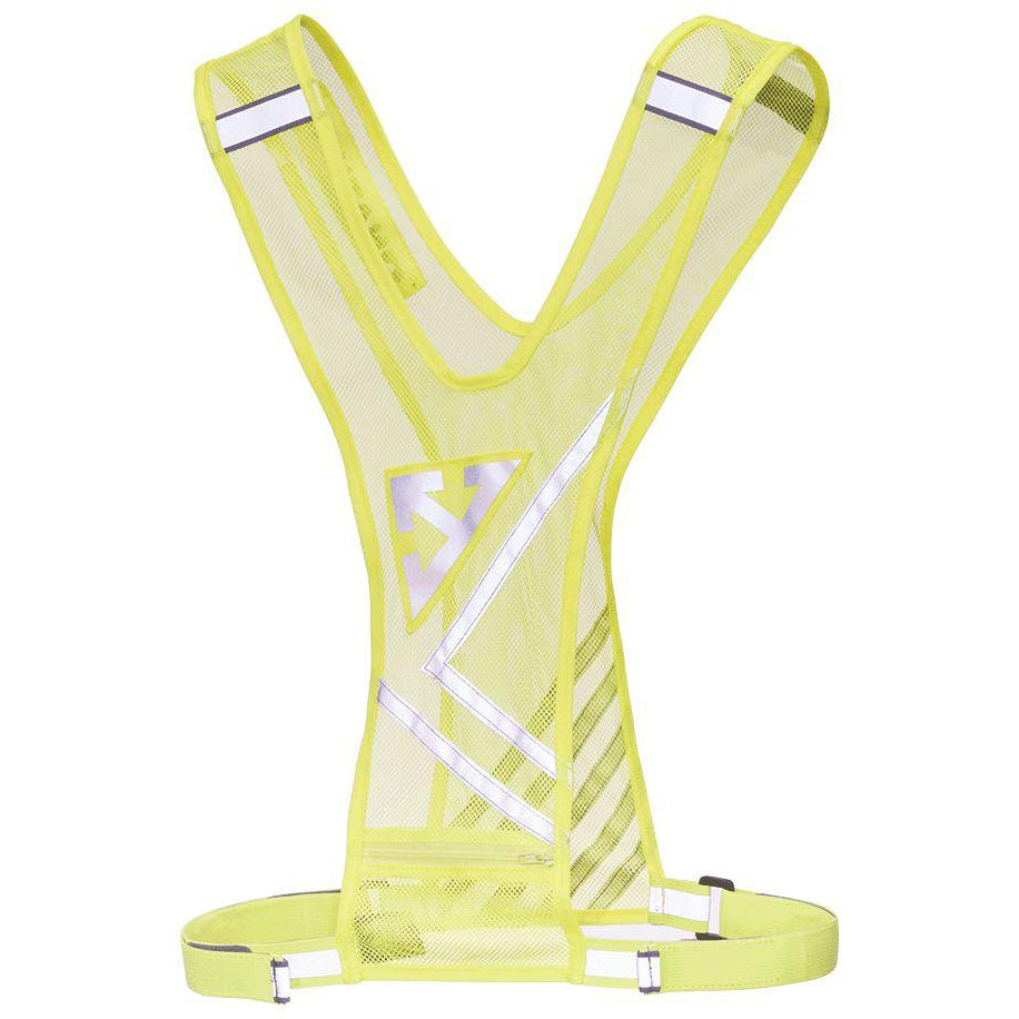 High Visibility Reflective Safety Vest for Construction, Running & Cycling - ANSI Certified Bandolier Vest for Night Work & Outdoor Activities