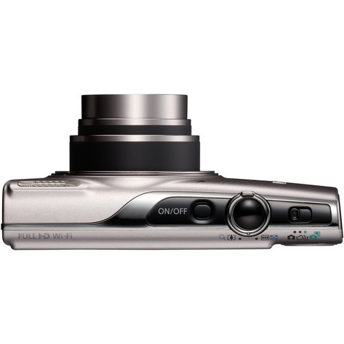 Canon PowerShot ELPH 360 HS Digital Camera - 12.1MP, 12x Optical Zoom, 1080p HD Video, WiFi & NFC, Silver - Perfect for Travel, Vlogging & Everyday Photography