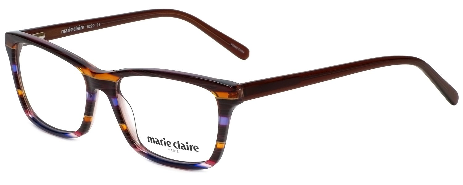 Stylish Designer Reading Glasses MC6220 SLV - Stripe Lavender Frame 53mm +2.00 Strength | Fashionable Readers for Women & Men | Perfect for Reading, Working, and Computer Use