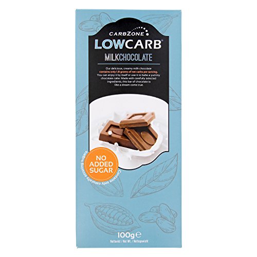 Low Carb Milk Chocolate Bars 100g (5-Pack) - Keto Friendly, Sugar Free Snacks for Weight Loss & Diabetics - Perfect for Office, Gym & Travel