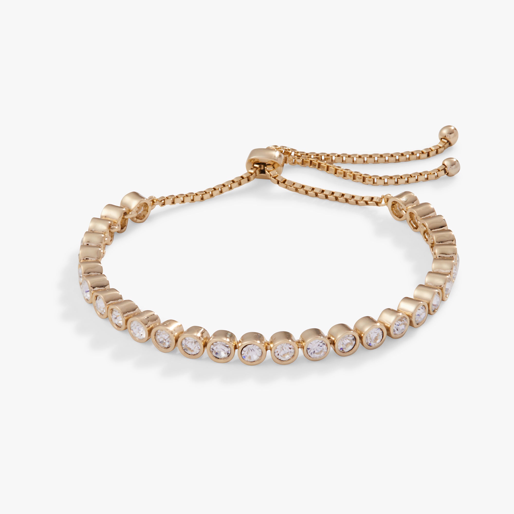 Elegant Bolo Tennis Bracelet with Sparkling Crystals - Perfect for Weddings, Parties & Everyday Glamour