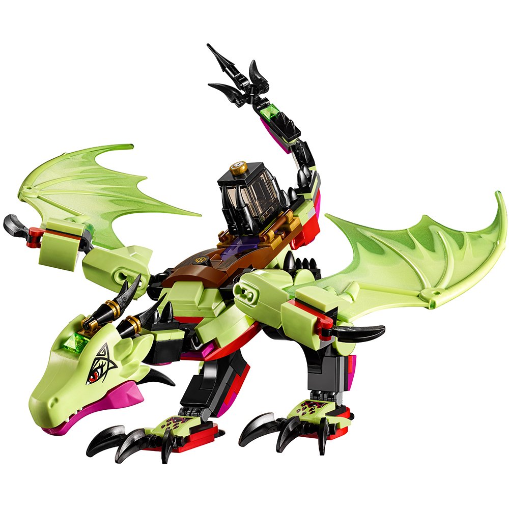 LEGO Elves The Goblin King's Evil Dragon 41183 Building Kit (339 Pieces) - Fantasy Castle Playset for Kids, Creative Construction Toy for Birthday Gifts & Imaginative Play