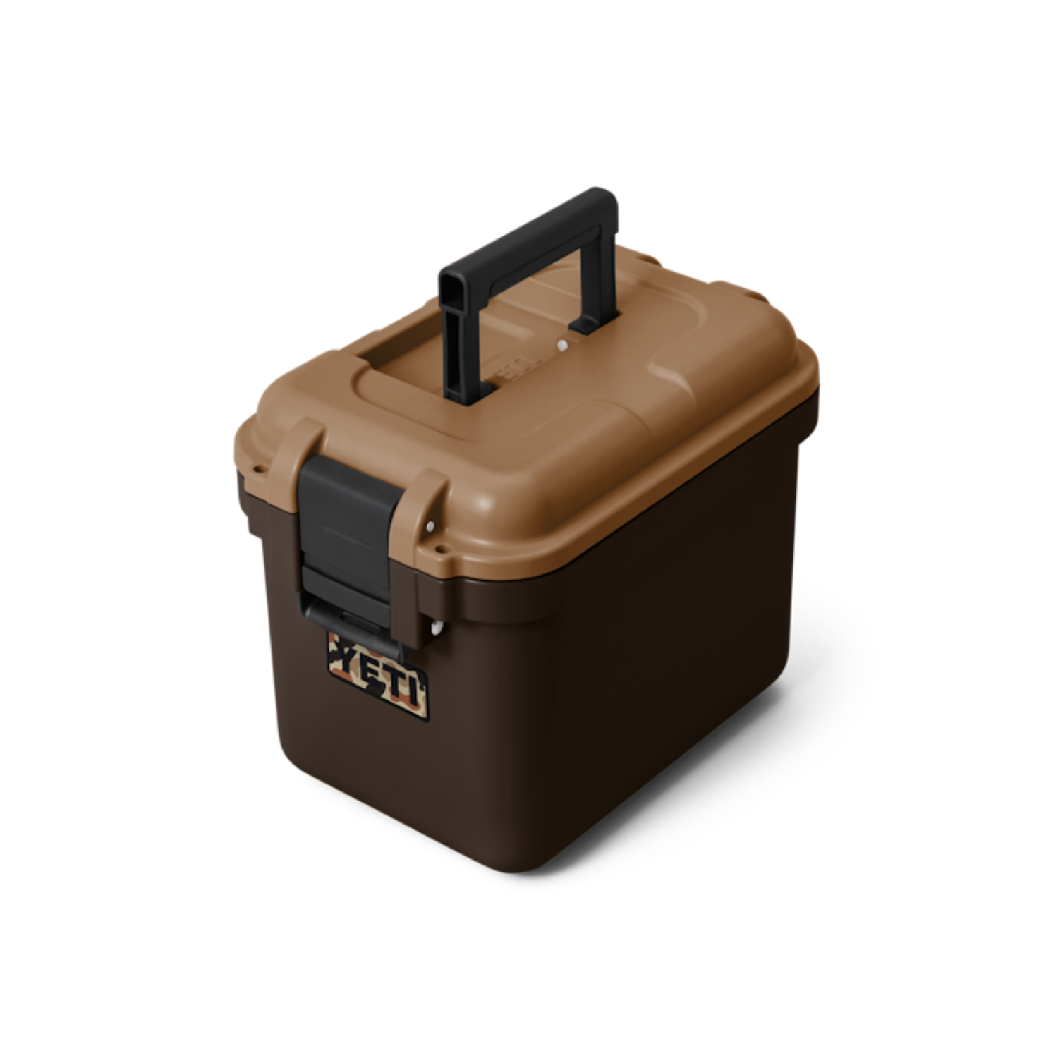 Yeti LoadOut GoBox 15 - Waterproof Dry Box for Outdoor Gear | Camping, Fishing & Hunting Storage | Wetlands Brown Color