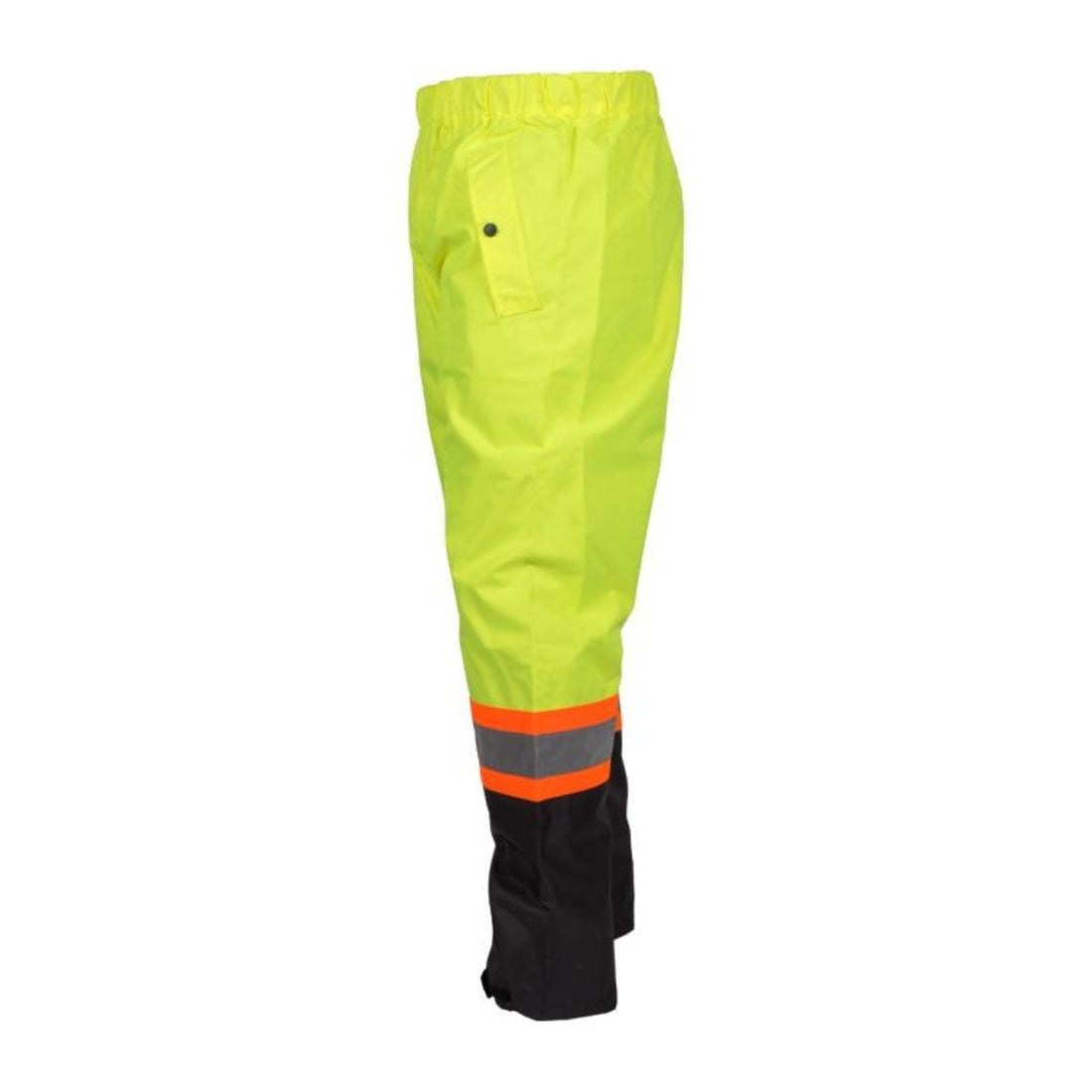 Terra High Visibility Rain Work Pants 116520PYL - Waterproof Yellow Safety Pants for Construction, Road Work & Outdoor Jobs in Wet Conditions