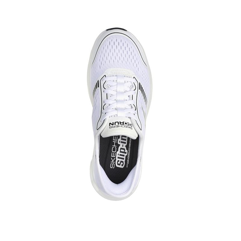 SLIP INS Running Shoes - GO RUN SWIRL TECH SPEED Lightweight Athletic Sneakers for Men & Women - 129505/WBK - Perfect for Jogging, Gym Workouts & Daily Wear