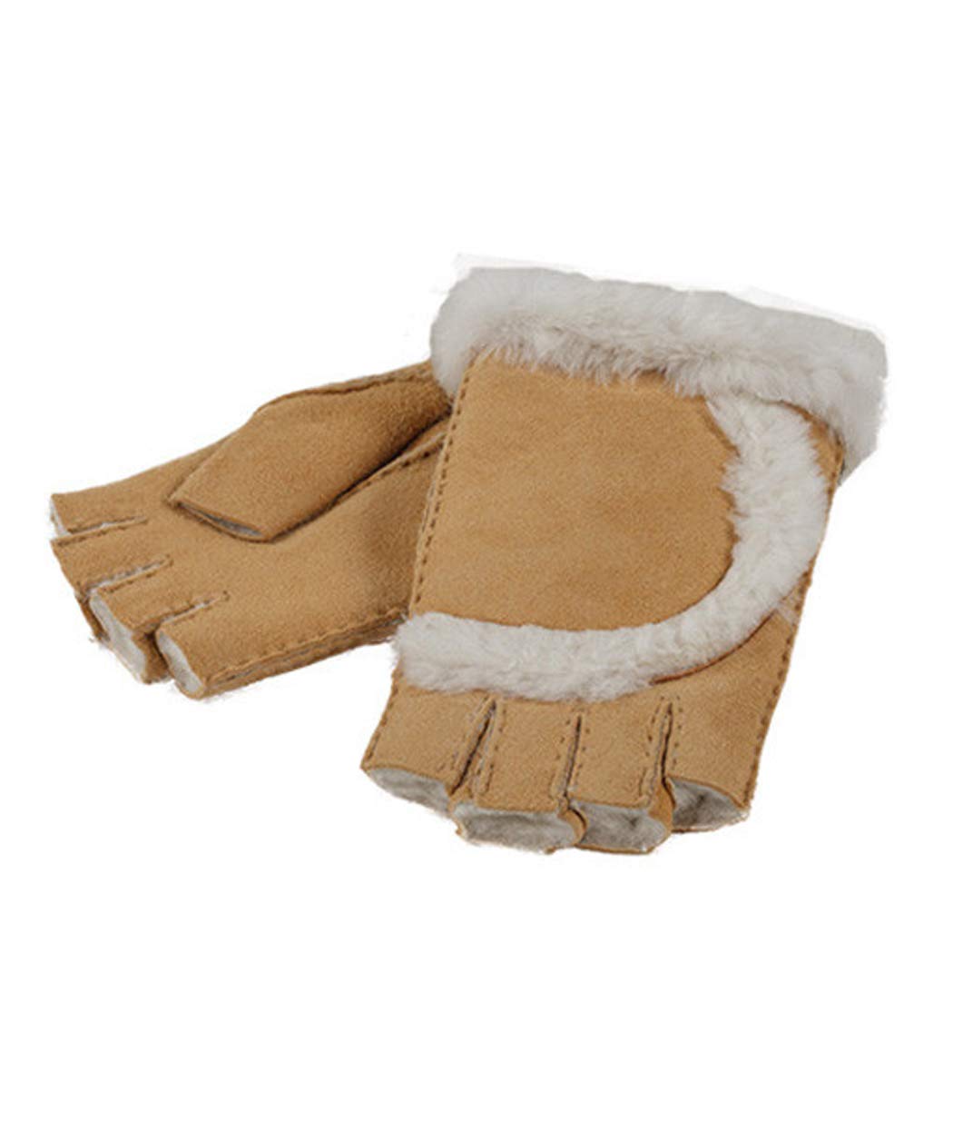 Engel Sheepskin Finger Tip Gloves - Soft & Warm Winter Gloves for Men & Women - Perfect for Driving, Typing, and Outdoor Activities