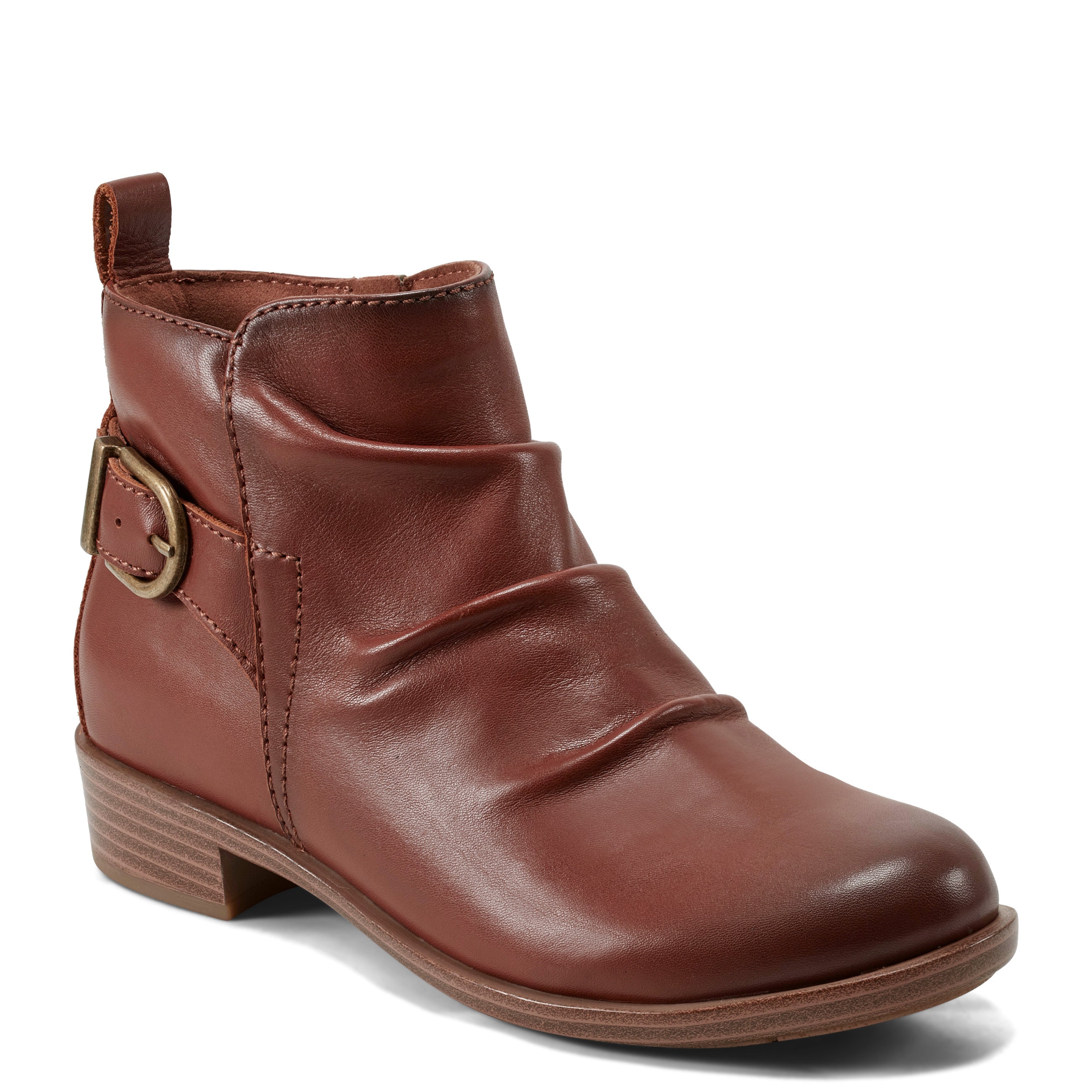 Women's Nessa Ruched Ankle Boots - Stylish Casual Booties for Everyday Wear, Office & Date Night Outfits