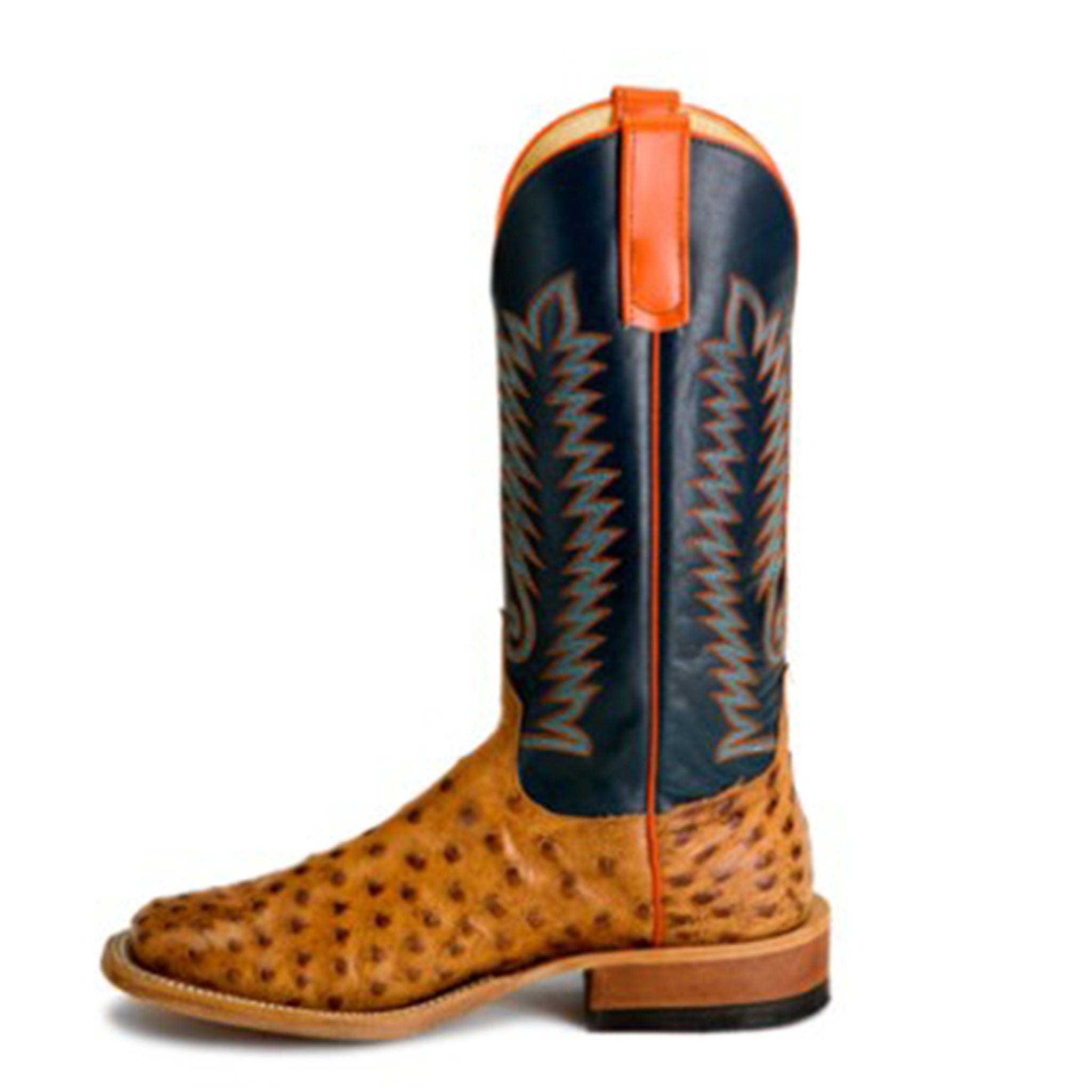 Anderson Bean Full Quill Ostrich Boots - Premium Western Cowboy Boots for Men | Comfortable & Durable Leather Boots for Riding, Work & Casual Wear