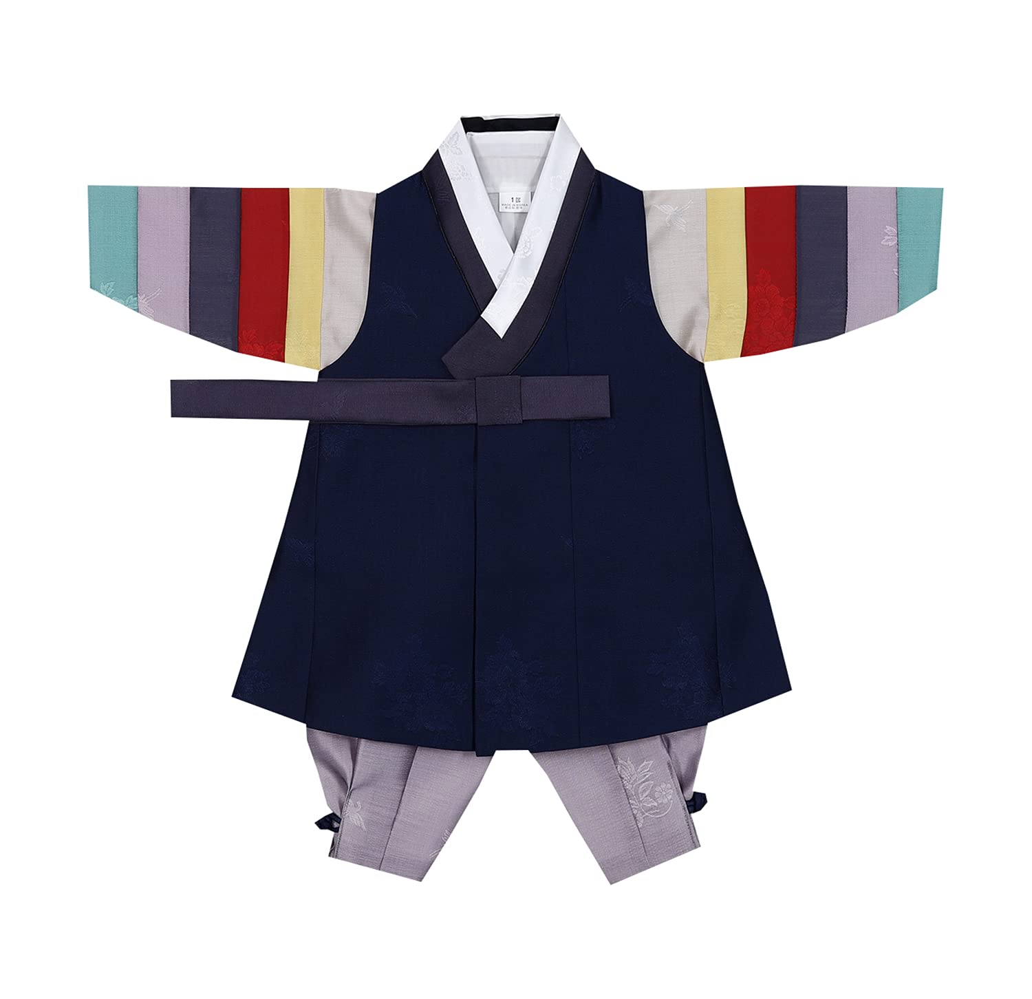 Korean Traditional Hanbok Baby Boy Outfit Set - Navy Blue Dol Hanbok for 1st Birthday & 100 Day Celebration (Ages 0-10) | Perfect for Korean Cultural Events, Photo Shoots & Special Occasions