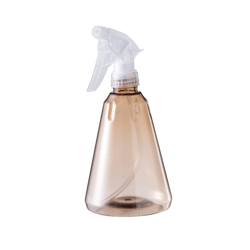 17 OZ (500ml) Empty Refillable Spray Bottle for Cleaning Solutions - Mist & Stream Modes - Durable Plastic Container for Home, Kitchen, Bathroom & Garden Use (Brown)