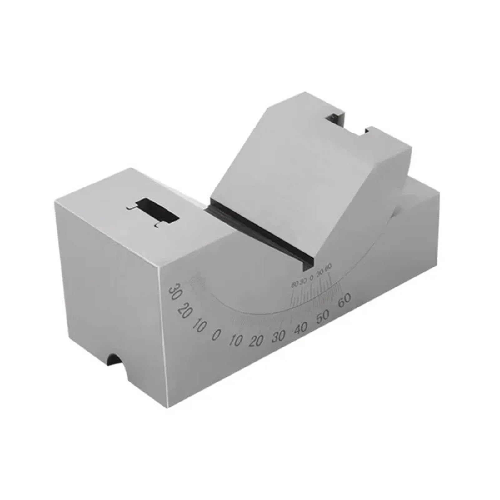 Adjustable Angle Gauge V-Block 0-60 Degree Precision Ruler for Milling Machine (KP46) - Perfect for Metalworking, Woodworking & DIY Projects
