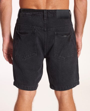 Rip Curl Bermuda HWashed Black 21 (M2) Men's Swim Trunks - Quick Dry, Comfortable Beach Shorts for Swimming, Surfing & Summer Vacations