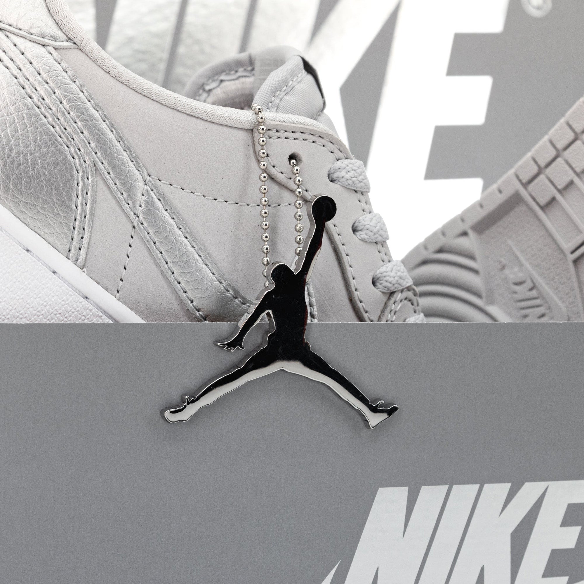 Air Jordan 1 Low OG 'Metallic Silver' GS Sneakers (2024) - Retro Basketball Shoes for Women & Girls - Perfect for Casual Wear, Street Style & Sneaker Collection