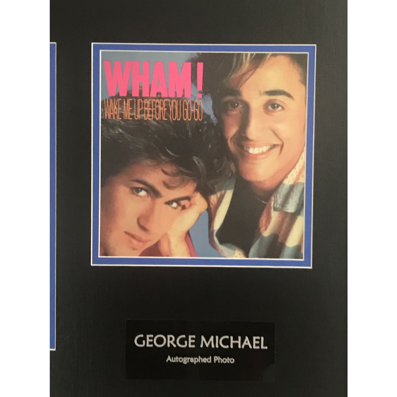 George Michael Autographed Photo Collage with Epperson COA - Rare Collectible Memorabilia for Fans, Music Enthusiasts, and Gift Giving