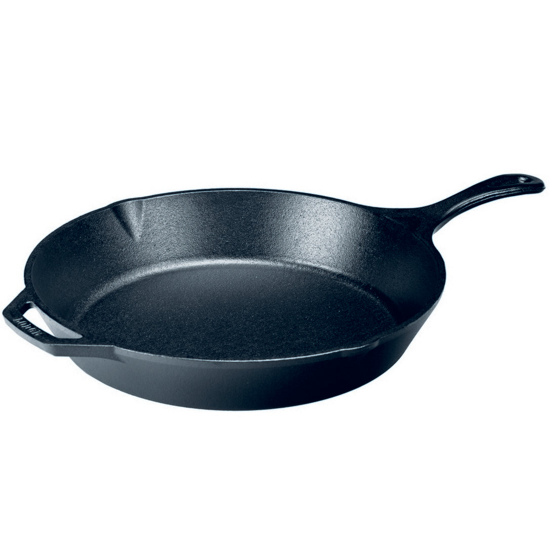 Premium 33cm Cast Iron Skillet - Pre-Seasoned, Heavy Duty Cookware for Stovetop, Oven & Grill - Perfect for Searing, Frying, Baking & Camping Cooking