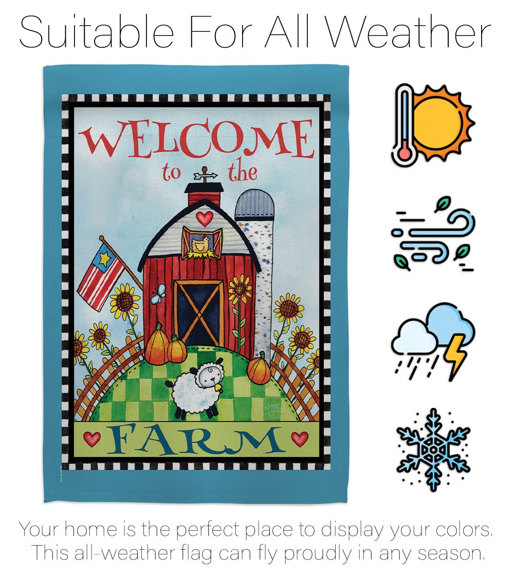 Farmhouse Welcome Flag Set 28