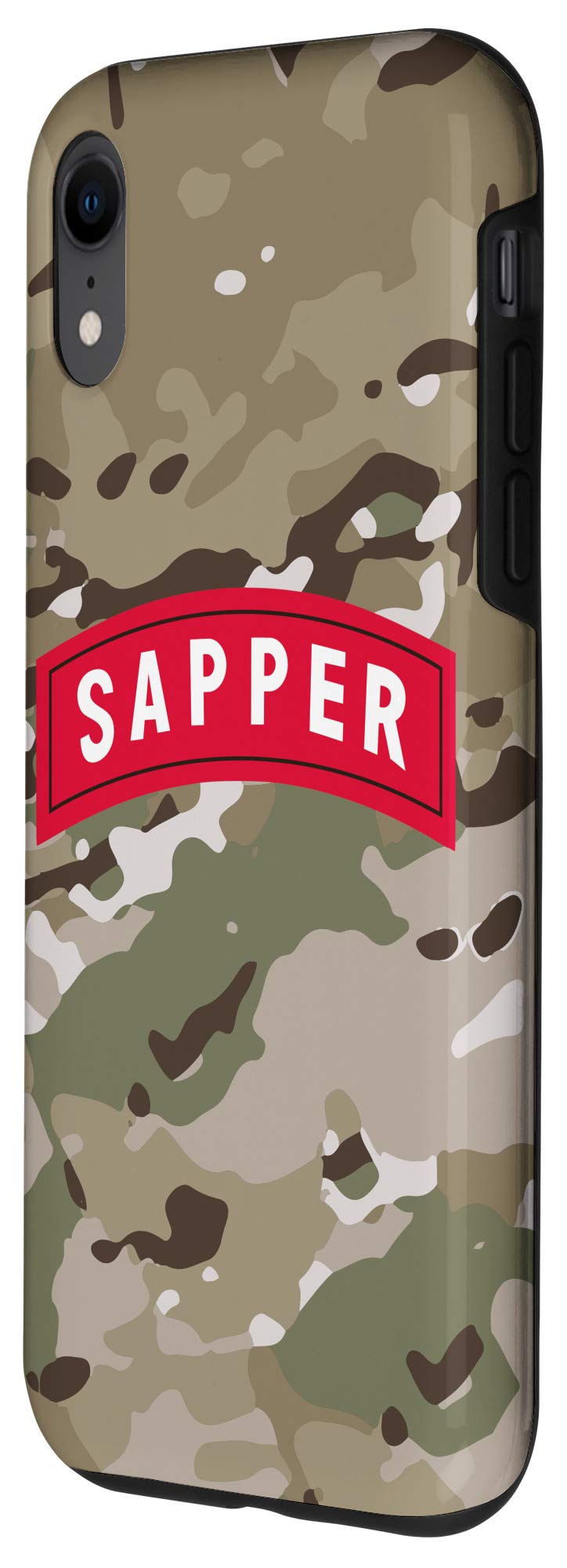 iPhone XR Sapper Tab Multicam Camo Case - Military Grade Protective Cover for iPhone XR - Perfect for Outdoor Activities, Hunting & Tactical Use