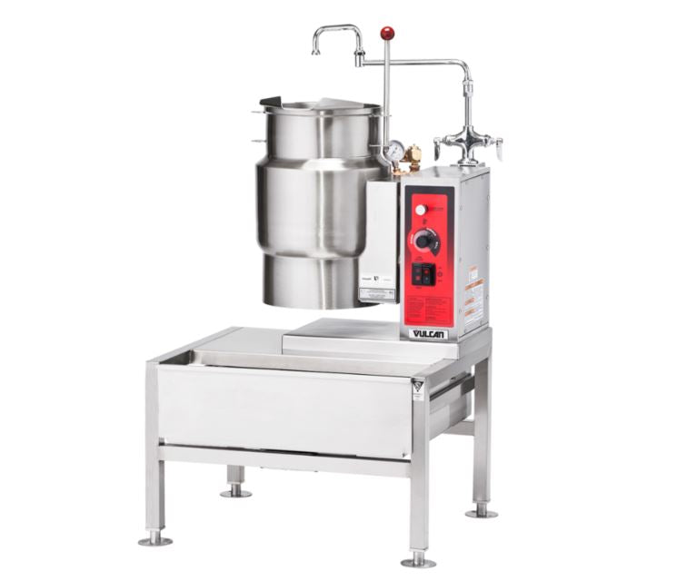 12 Gallon Electric Tilting Kettle - Vulcan Commercial Countertop Food Warmer for Restaurants, Cafes & Catering | Perfect for Soup, Stew & Beverage Service