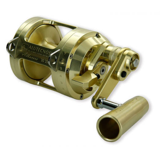 Alutecnos Albacore Two Speed 30 Big Game Fishing Reels - Saltwater Trolling & Offshore Deep Sea Fishing Gear for Tuna, Marlin, and Swordfish
