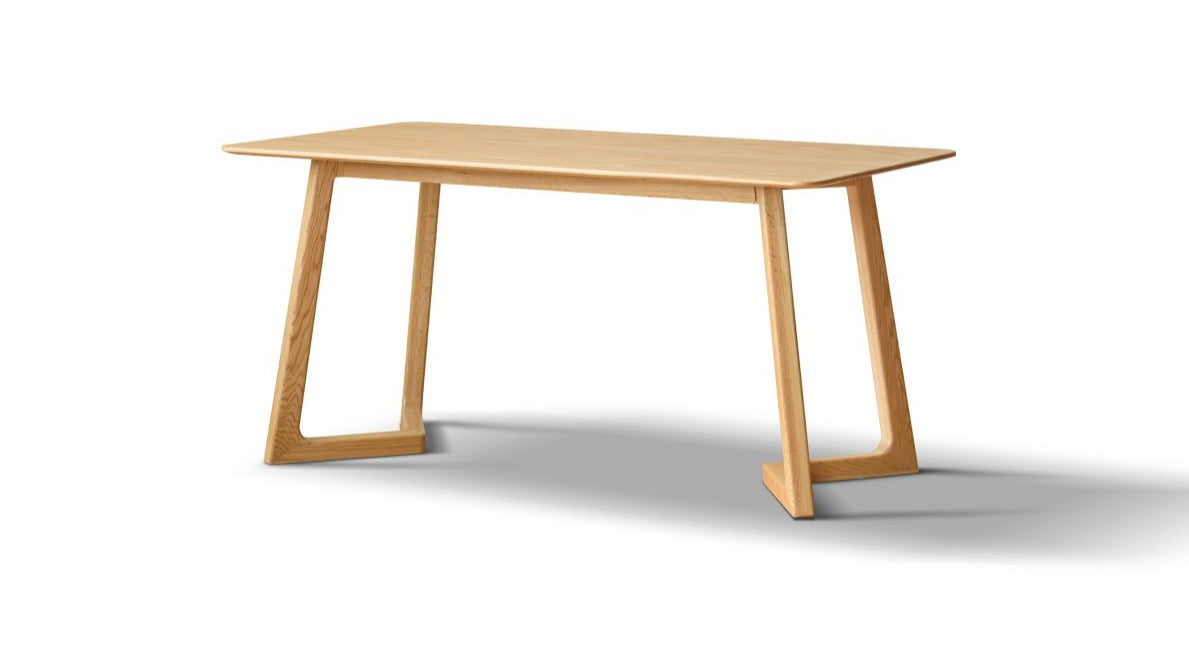 Premium Solid Oak Wood Large Office Desk - Spacious Workstation for Home & Business Use - Ideal for Writing, Studying & Remote Work