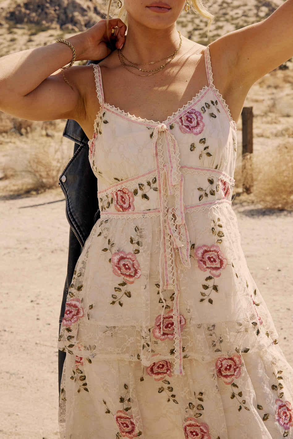 Kiana Women's Floral Tiered Maxi Dress - Boho Summer Beach Dress for Vacation, Party & Casual Wear
