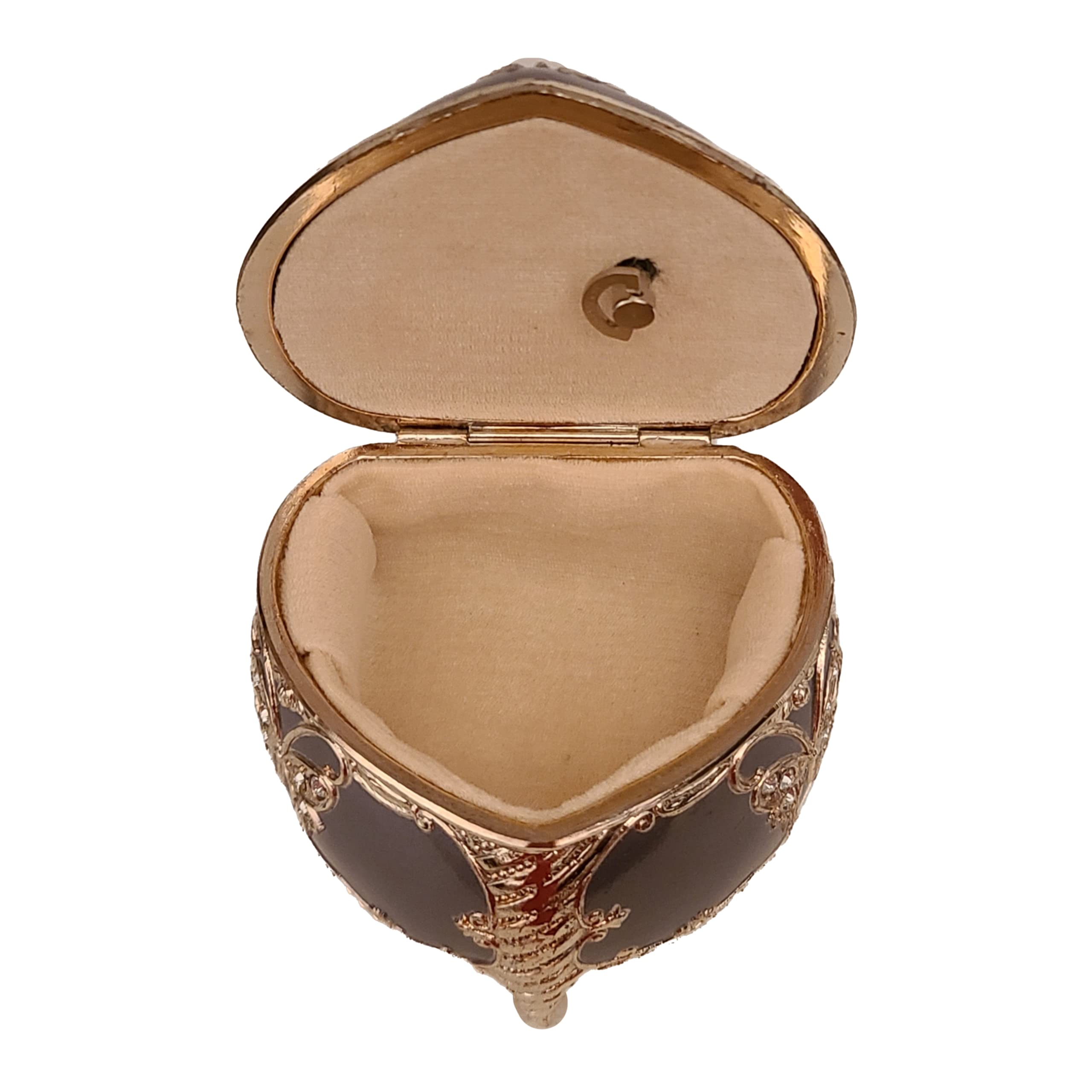 Heart-Shaped Purple Jewelry Box with Sparkling Butterfly & Austrian Crystals - Plays 'My Heart Will Go On' - Perfect for Gift Giving, Jewelry Storage & Home Decor