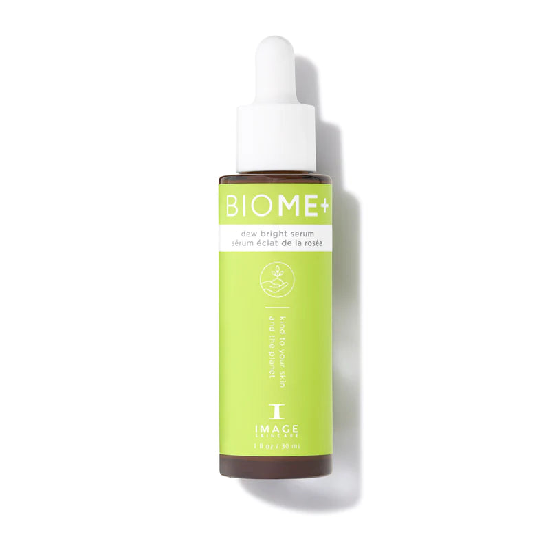 IMAGE Skincare BIOME+ Dew Bright Serum - Hydrating & Brightening Facial Serum for Glowing Skin | Perfect for Daily Skincare Routine & Nighttime Use