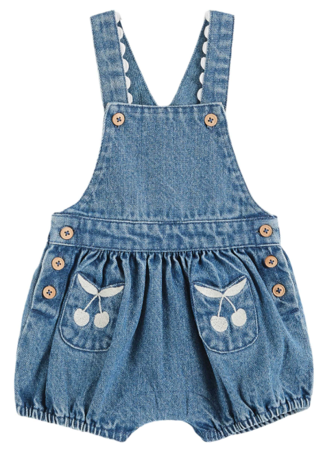 Emile & Ida Baby Overalls for Boys & Girls - Adjustable Denim Overalls (9 Months to 2 Years) - Perfect for Playdates, Daycare & Outdoor Adventures