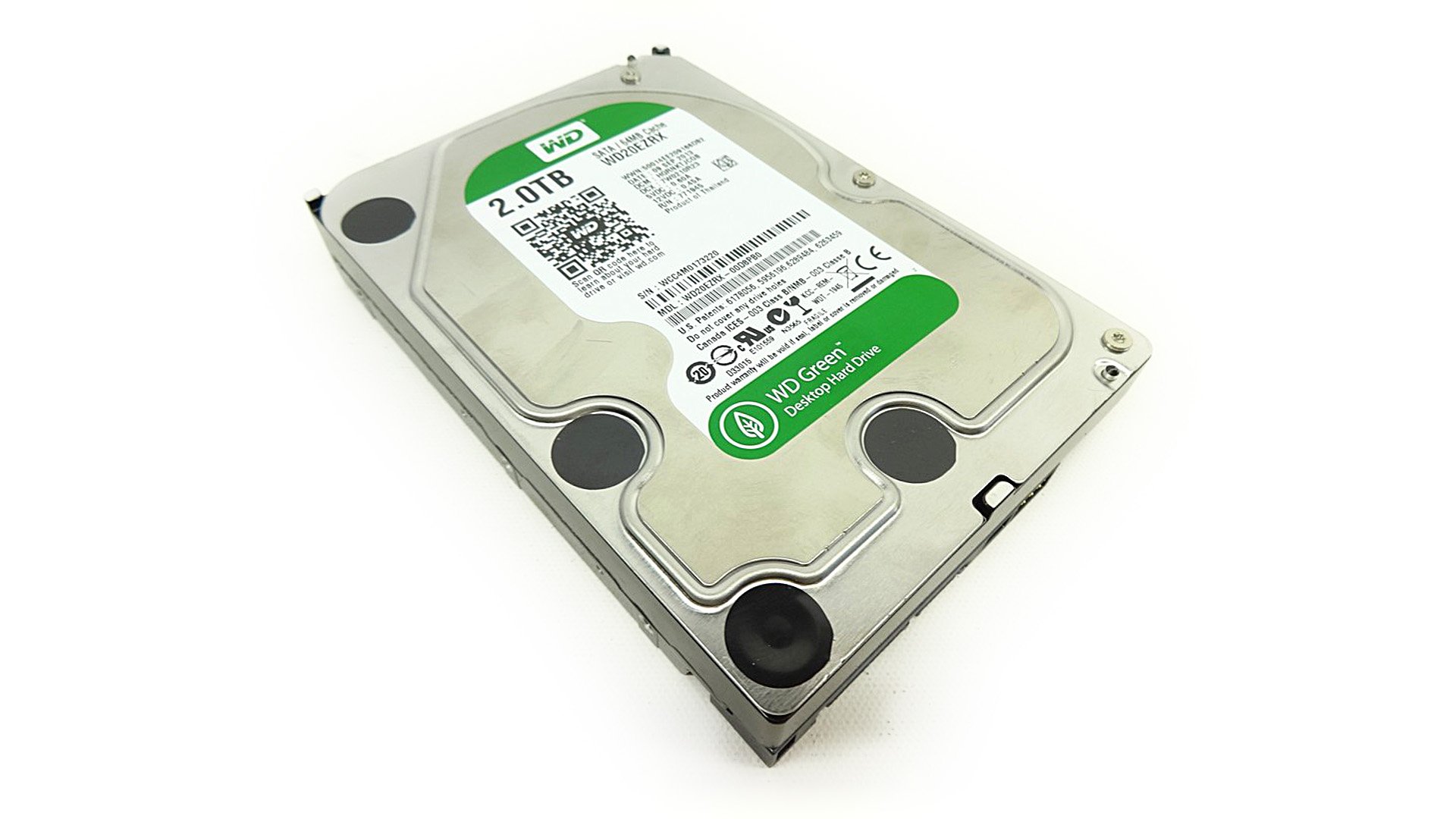 WD 2TB Desktop SATA Hard Drive - Internal HDD for PC, Mac, Gaming & Backup Storage - High Capacity 7200 RPM 3.5 Inch OEM Green Drive - Perfect for Home Office, Workstation & Data Archiving