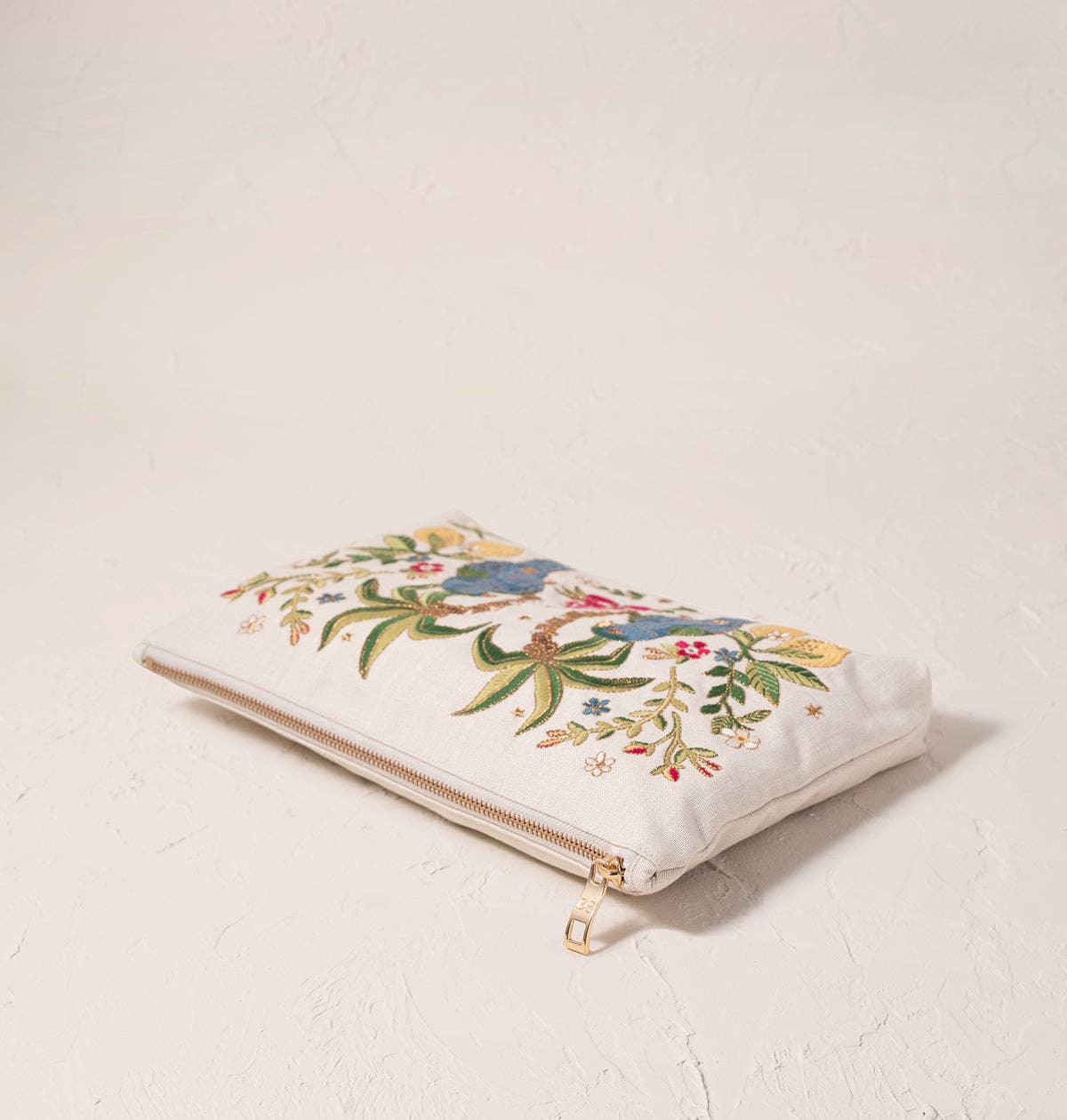 Premium Jungle Paradise Parrot Print Cream Everyday Pouch - Stylish Crossbody Bag for Women, Perfect for Travel, Shopping & Daily Essentials