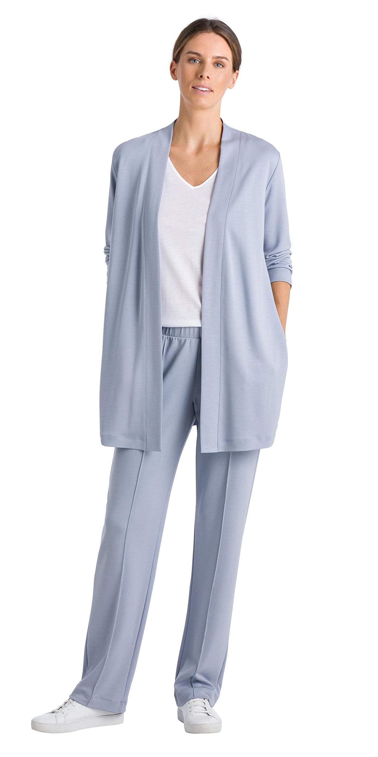 HANRO Women's Pure Comfort Pants 78605 - Soft Lounge Pants for Women, High Waist Stretchy Yoga Pants - Perfect for Home, Yoga, Travel & Relaxation