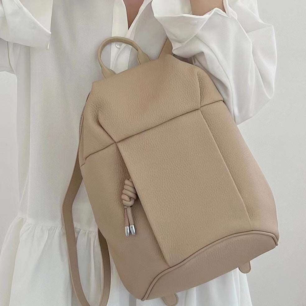 Stylish & Durable Soft Leather Backpack for Women & Men - Perfect for Travel, Work & School | Water-Resistant & Lightweight Design