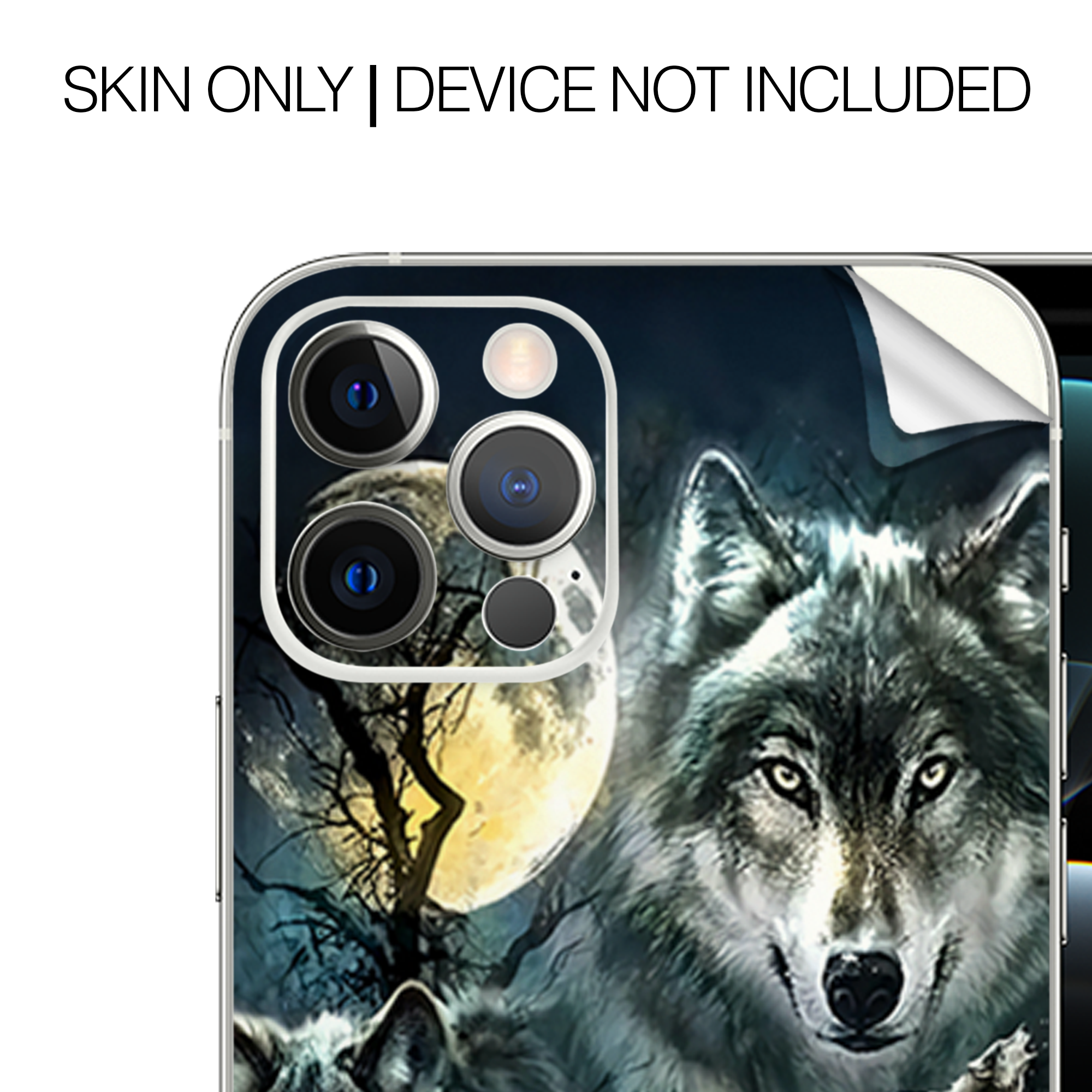 3 Wolves Moonlight Case for Apple iPhone 12 Pro - Durable Protective Cover with Stylish Wolf Design | Perfect for Outdoor Adventures, Camping & Nature Lovers