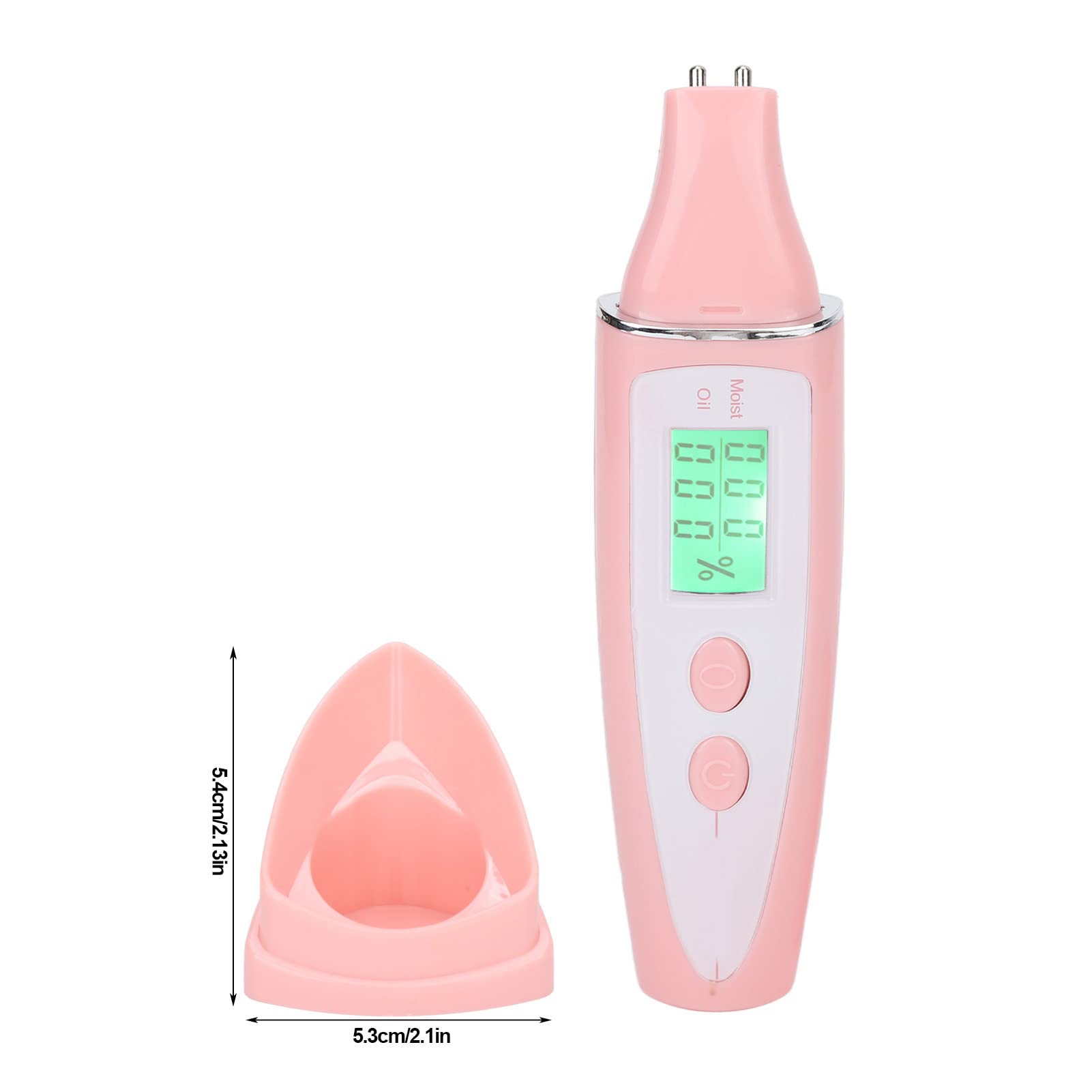 Digital Skin Analyzer Pen - Portable LCD Skin Moisture & Oil Tester for Face & Body | Accurate Home Beauty Care Device | Perfect for Skincare Routine, Spa Treatments & Dermatology Use