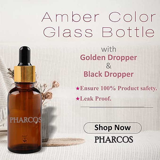 50ml Amber Glass Bottle with Dropper & Cap - Essential Oil Bottles, DIY Skin Care, Cosmetic Containers - Leakproof Travel Size for Aromatherapy, Homemade Serums & Liquid Storage (1-Pack) - Perfect for Home, Salon & On-the-Go Use