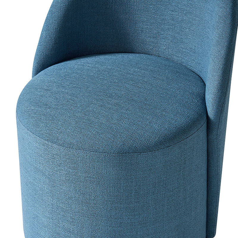 Modern Curved Back Swivel Dining Chair - Ergonomic Comfort for Kitchen, Dining Room & Office - Perfect for Home Decor & Entertaining Guests
