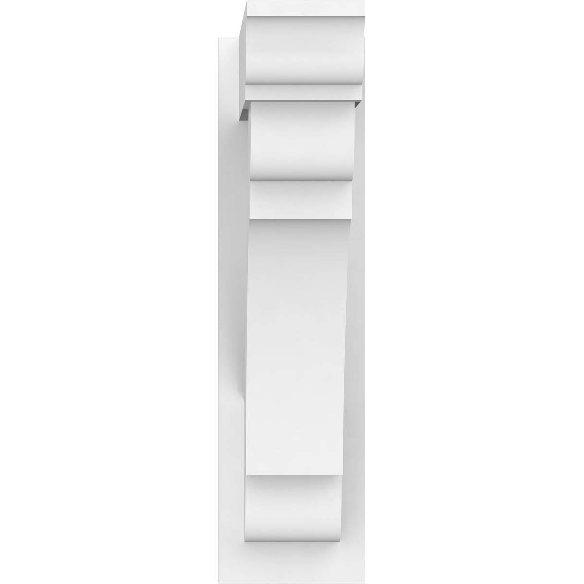 Ekena Millwork OUTP07X20X26OLY01 White PVC Outlooker - 7