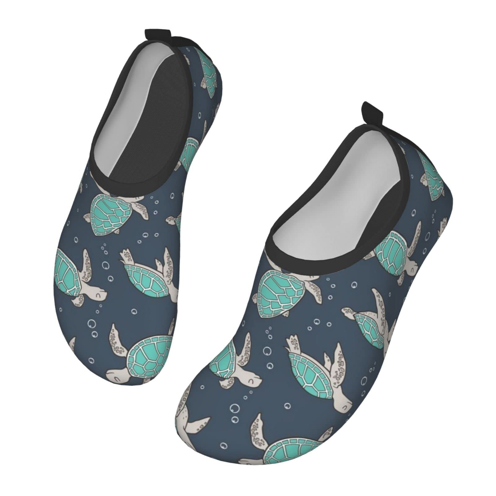 RIMENCH Women's & Men's Water Shoes - Quick-Dry Aqua Socks for Swimming, Beach, Surfing & Yoga - Barefoot Slip-On Sports Shoes for Pool, Boating & Water Activities