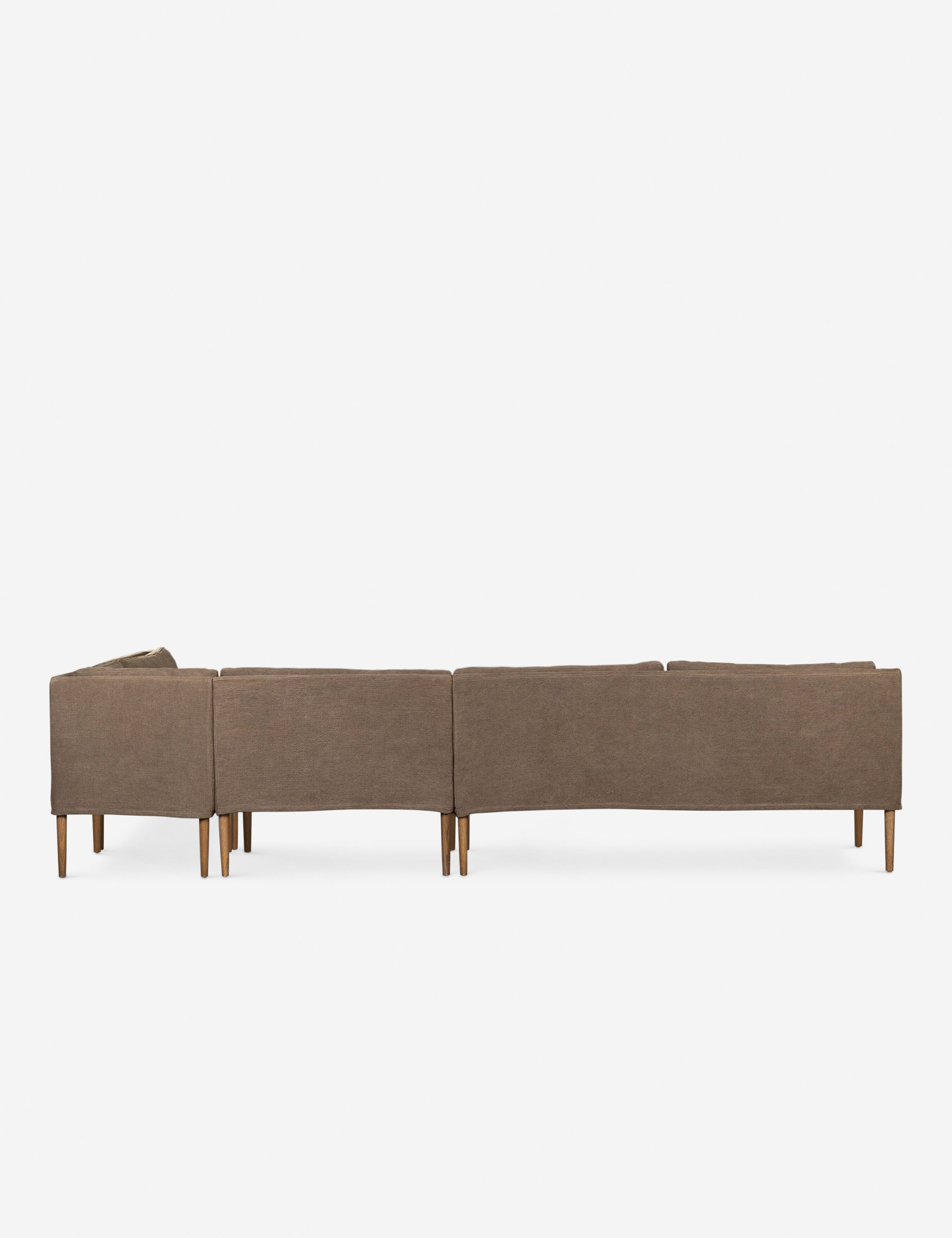 Aurelia Dining Banquette by Amber Lewis x Four Hands - Modern Upholstered Bench for Dining Room, Kitchen Nook & Entryway - Stylish Seating Solution for Home Decor