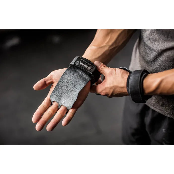 Harbinger Palm Grips Workout Gloves for Weightlifting, Gym & CrossFit - Non-Slip Grip, Breathable & Durable Training Gloves for Men & Women - Perfect for Pull-Ups, Deadlifts & Strength Training
