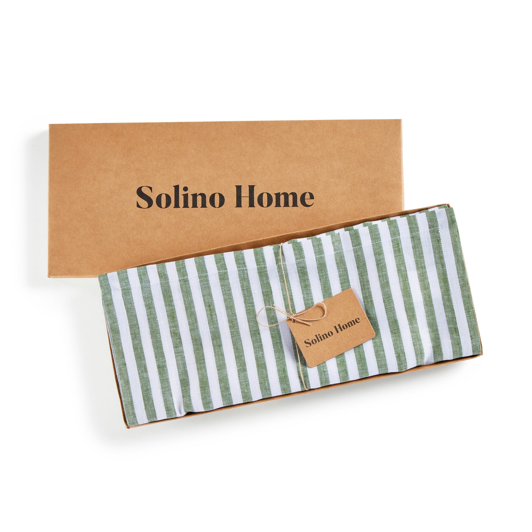 Amalfi Stripe Table Runner - Elegant Cotton Table Decor for Dining Room, Kitchen & Wedding - Perfect for Holiday Dinner Parties & Home Decor